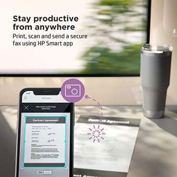 HP Laserjet MFP M234sdw Wireless Monochrome All-in-One Printer with Built-in Ethernet & Fast 2-Sided Printing, Instant Ink Ready (6GX01F) (Renewed)