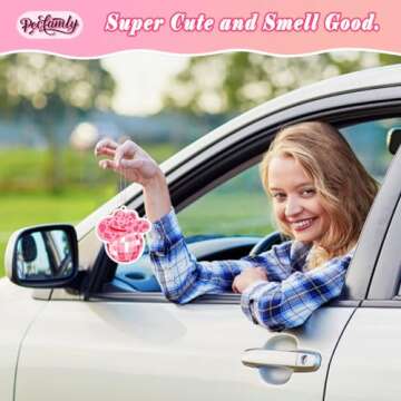 Pecfamly Western Car Accessories, Cute Car Air Freshener, Cute Car Accessories, Car Air Freshener Cute, Pink Air Freshener Cute Air Freshener for Car, Car Fresheners for Women, Air Freshener Car Cute