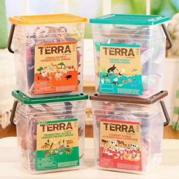 Terra by Battat Prehistoric World Dinosaur Toy Set for Kids