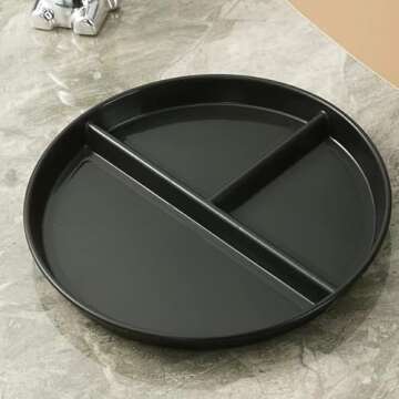 LRUUIDDE 5 Pack Portion Control Plates for Balanced Meals