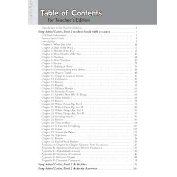 Engaging Song School Latin Book 2 Teacher's Edition for Interactive Learning