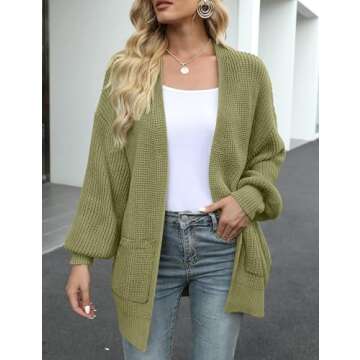 MEROKEETY Oversized Chunky Cardigan for Women
