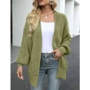 MEROKEETY Oversized Chunky Cardigan for Women