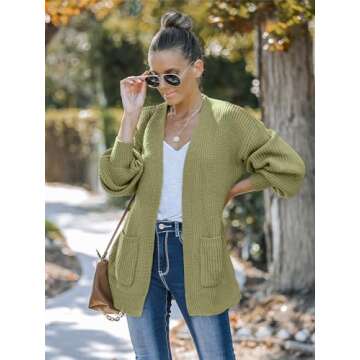 MEROKEETY Oversized Chunky Cardigan for Women