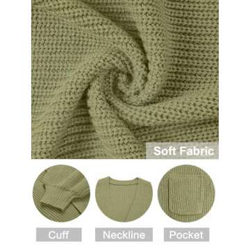 MEROKEETY Oversized Chunky Cardigan for Women