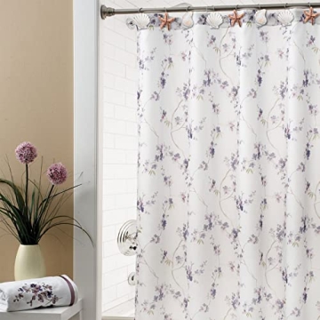 AGPtEK Seashell Shower Curtain Hooks - 12PCS Decorative Design