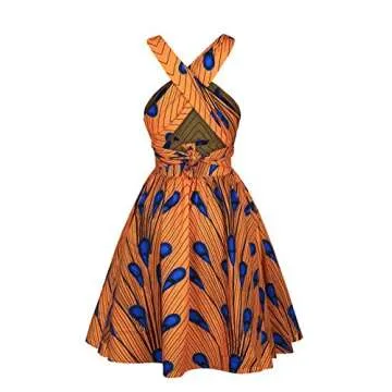 Hoohu Women's Boho Mini Short Dress for Summer Style