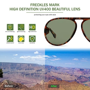 Trendy Retro Aviator Sunglasses for Men and Women