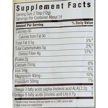 Spectrum Essentials Organic Ground Chia Seed, 10 Oz