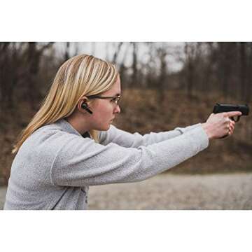 Caldwell E-Max Shadows FDE 23 Decibels NRR - Electronic Hearing Protection with Bluetooth Connectivity for Shooting, Hunting, and Range