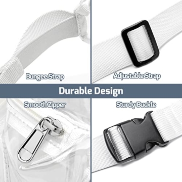 Veckle Clear Fanny Pack for Concerts & Events - Stylish and Durable