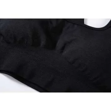 TOMTIGER Sports Bra for Women - High Impact Racerback