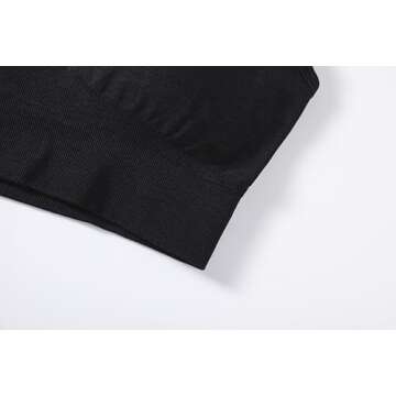 TOMTIGER Sports Bra for Women - High Impact Racerback