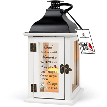 Sympathy Memorial Lantern for Loss of Father Gifts