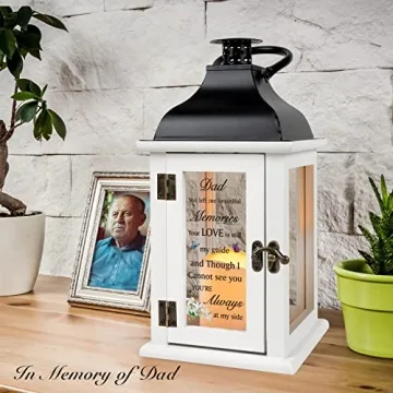 Sympathy Memorial Lantern for Loss of Father Gifts