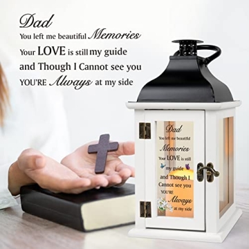 Sympathy Memorial Lantern for Loss of Father Gifts