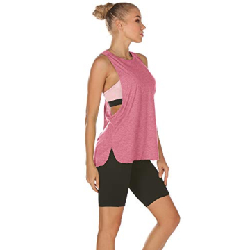 icyzone Women's Workout Tank Tops - Pack of 3 for Active Use