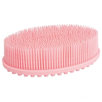 DNC Exfoliating Silicone Body Scrubber Shower Bath Body Brush Easy to Clean, Lathers Well, Eco Frien...