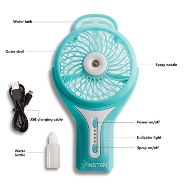 Insten Mini Misting Handheld Fan for Travel and Festivals
