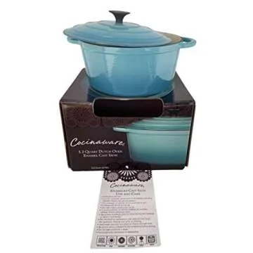 Cocinaware 5.2 quart Dutch Oven Enamel Cast Iron