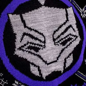 Panther Ugly Christmas Sweater for Women and Men Superhero Gift (XS, Extra Small)