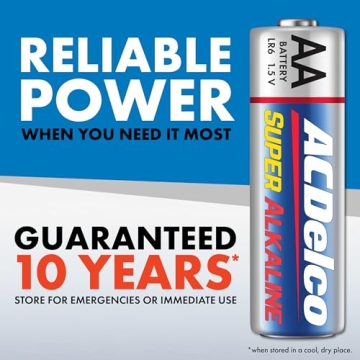 ACDelco 100-Count AA Batteries with 10-Year Shelf Life