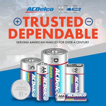 ACDelco 100-Count AA Batteries with 10-Year Shelf Life