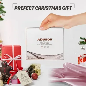 Adubor Silk Pillowcase 100% Mulberry for Hair and Skin Health