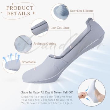 Caudblor Thin No Show Socks for Ultimate Comfort