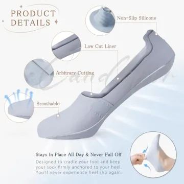 Caudblor Thin No Show Socks for Ultimate Comfort