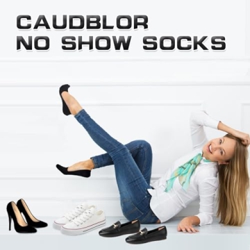 Caudblor Thin No Show Socks for Ultimate Comfort