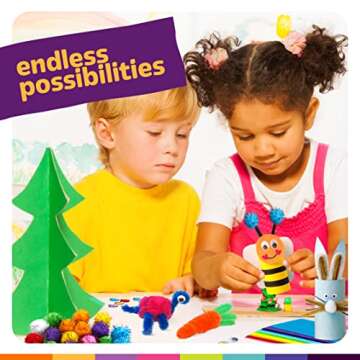 Dan&Darci Creative Craft Kit for Kids with Storage