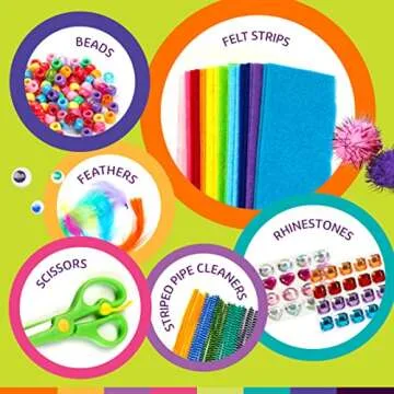Dan&Darci Creative Craft Kit for Kids with Storage