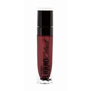 wet n wild Megalast Catsuit Matte Liquid Lipstick, Red Give Me Mocha | Lip Color Makeup | Moisturizing | Creamy | Smudge Proof