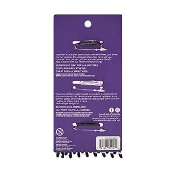 Goody Classics Large Sprial Claw Clips , Assorted Colors - Great for Easily Pulling Up Your Hair - Pain-Free Hair Accessories for Women, Men, Boys, and Girls, 3 Count (Pack of 1)