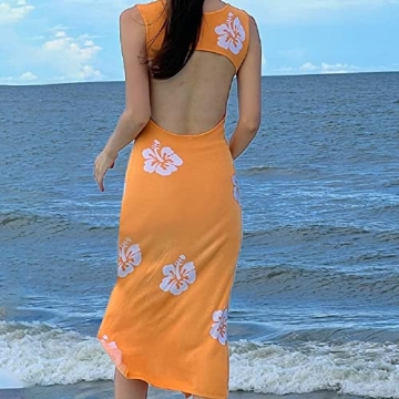 ROAONOCOMO Crochet Knit Maxi Dress - Stylish Summer Dress