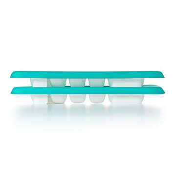 OXO Tot 2-Piece Baby Food Freezer Tray with Silicone Lid, Teal