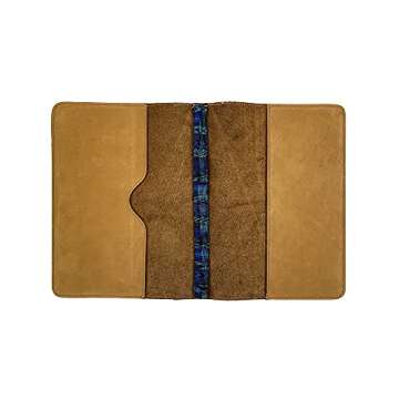 Hide & Drink, Journal Cover Compatible with Moleskine XL (7.5 x 9.75 in) with Strap, Refillable Case, Personal Planner, Full Grain Leather, Handmade Office & Work Essentials, Old Tobacco