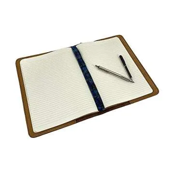 Hide & Drink, Journal Cover Compatible with Moleskine XL (7.5 x 9.75 in) with Strap, Refillable Case, Personal Planner, Full Grain Leather, Handmade Office & Work Essentials, Old Tobacco