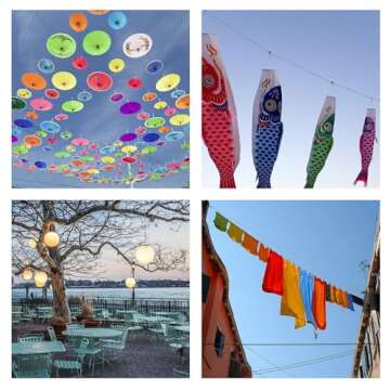 String Lights Hanging Kit,Globe String Lights Suspension Kit,Outdoor Light Guide Wire,Includ 164 FT Nylon-Coated Stainless Steel Wire Rope Cable,Turnbuckle and Hooks,Enough Accessories,Use Manual