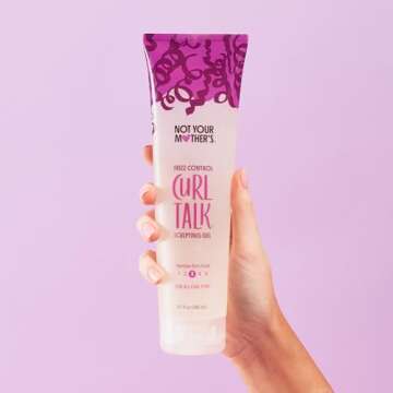 Not Your Mother's Curl Talk Defining Curl Cream, Frizz Control Styling Gel and Mousse (3-Pack) - 9.7oz Cream, 7oz Mousse