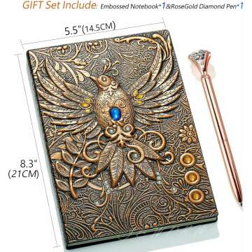 Leather Vintage Journal & Pen Set for Writing