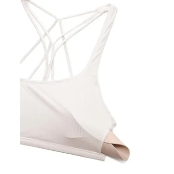 CRZ YOGA Women's Sports Bra - Stylish Criss Cross Back