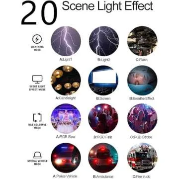 ULANZI VL120 RGB Video Light, Pocket LED On-Camera Video Lights, Built-in 3100mAh Rechargeable Battery, 360 Full Color 20 Light Effects, CRI≥95 2500-9000K LED Panels for Photography Vlogging