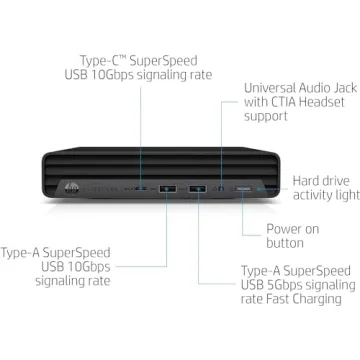 HP EliteDesk 800 G6 Mini PC, i5-10500, 16GB RAM, 512GB SSD