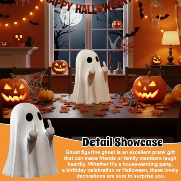 Halloween Ghost Figurine for Spooky Home Decor