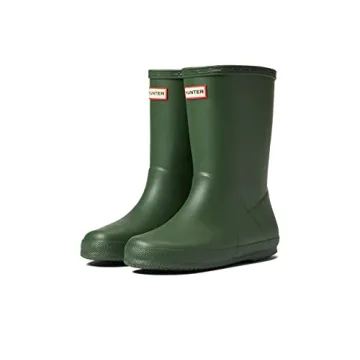 Hunter First Classic Rain Boots (Toddler/Little Kid) - Stylish Hunter Green