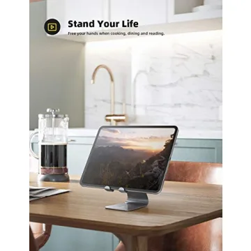Lamicall Tablet Stand - Multi-Angle Holder for iPads and Tablets