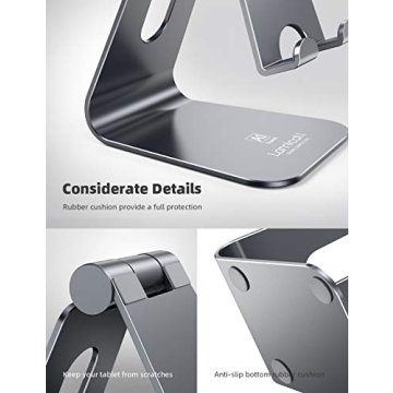 Lamicall Tablet Stand - Multi-Angle Holder for iPads and Tablets