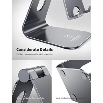 Lamicall Tablet Stand - Multi-Angle Holder for iPads and Tablets